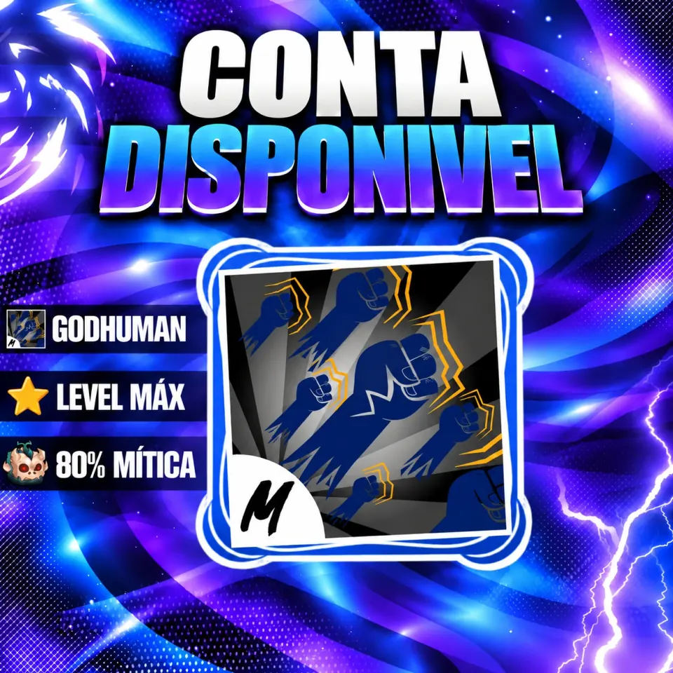 『 ⚔️ 』 GODHUMAN + LEVEL MÁX + 80% MÍTICA