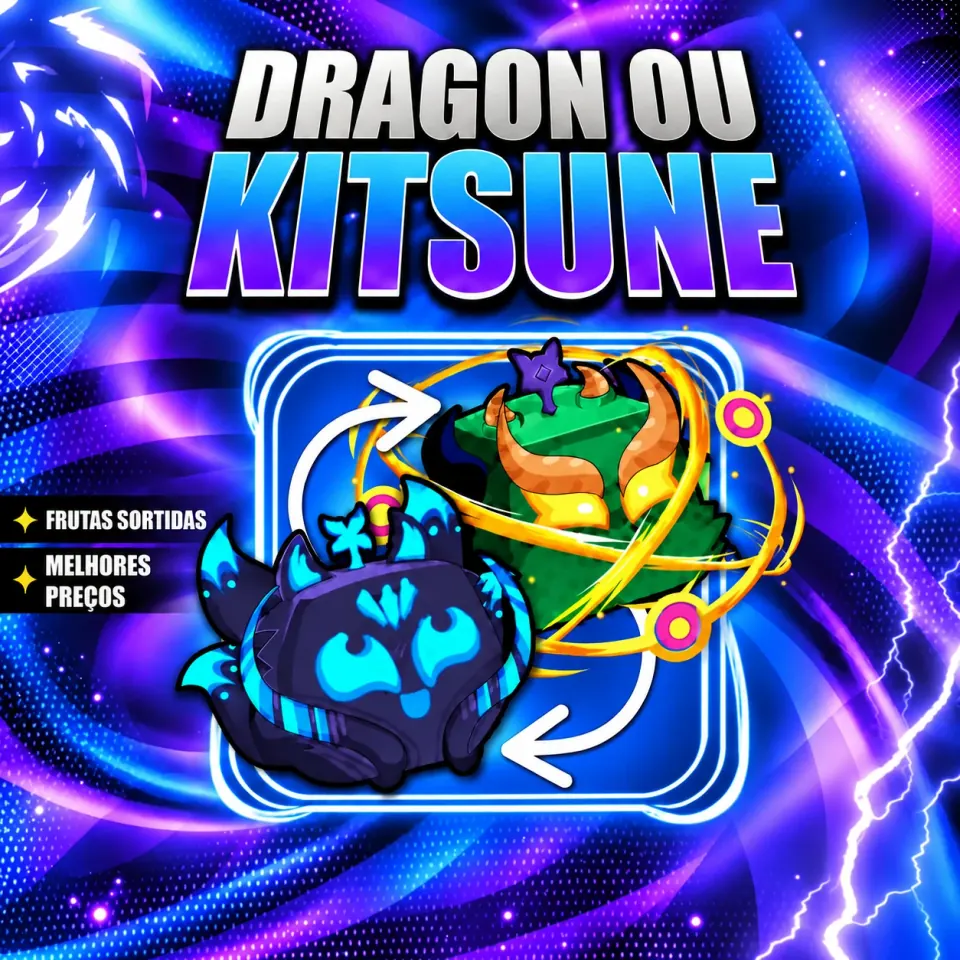 『 🎲 』 DRAGON OU KITSUNE GARANTIDA