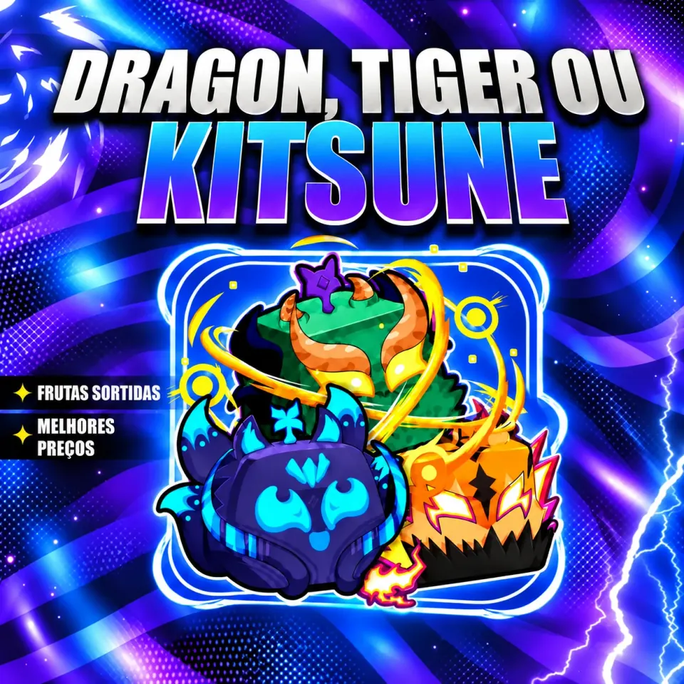 『 🎲 』 DRAGON, TIGER OU KITSUNE GARANTIDA