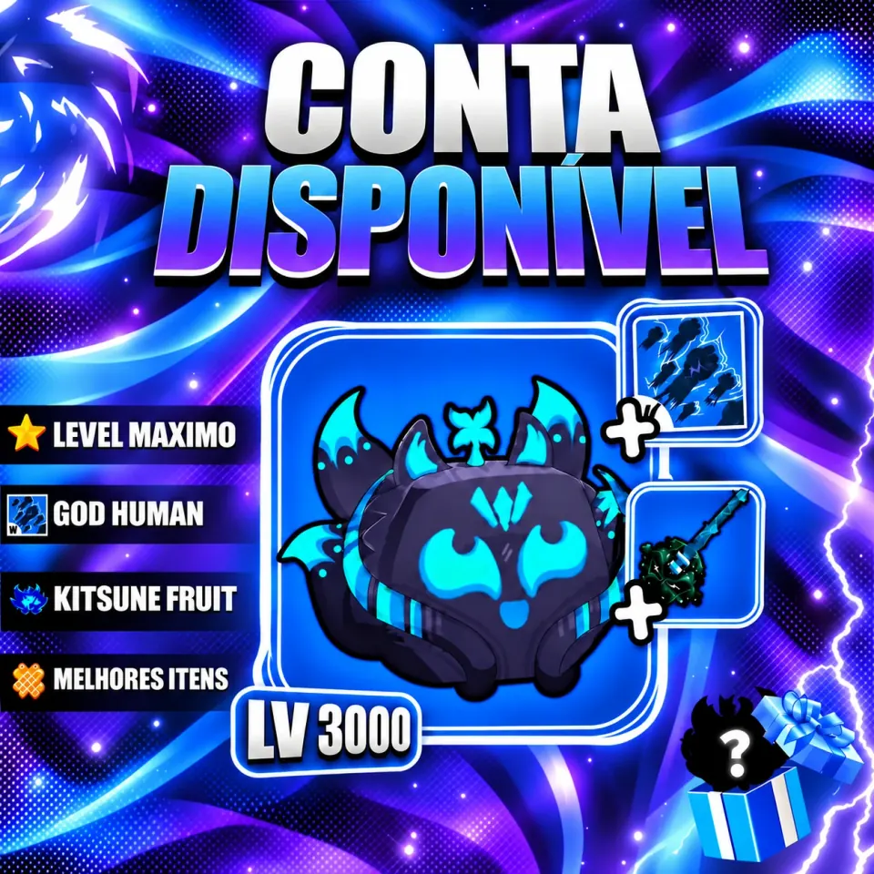 『 🦊 』 KITSUNE FRUIT + GODHUMAN + LEVEL MÁX