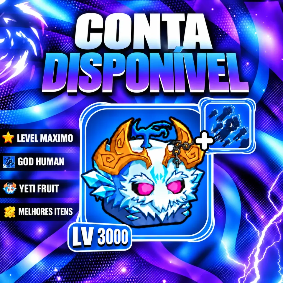 『 ❄️ 』 YETI FRUIT + GODHUMAN + LEVEL MÁX