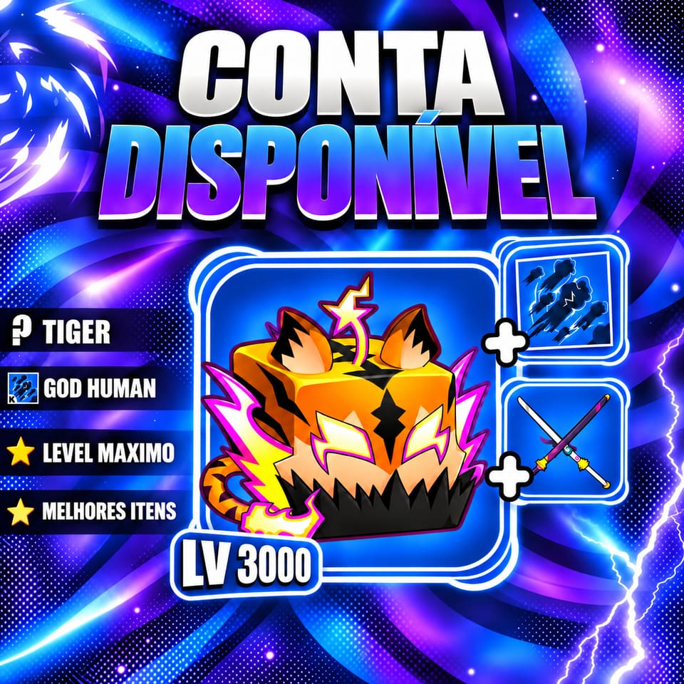 『 🐅 』TIGER FRUIT + GODHUMAN + LEVEL MÁX